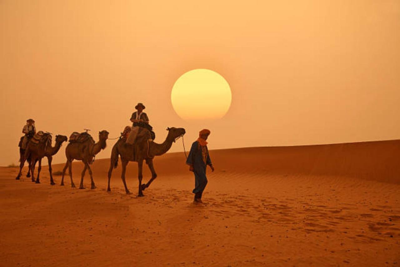 Desert Paradise Luxury Camp مرزوكة المظهر الخارجي الصورة